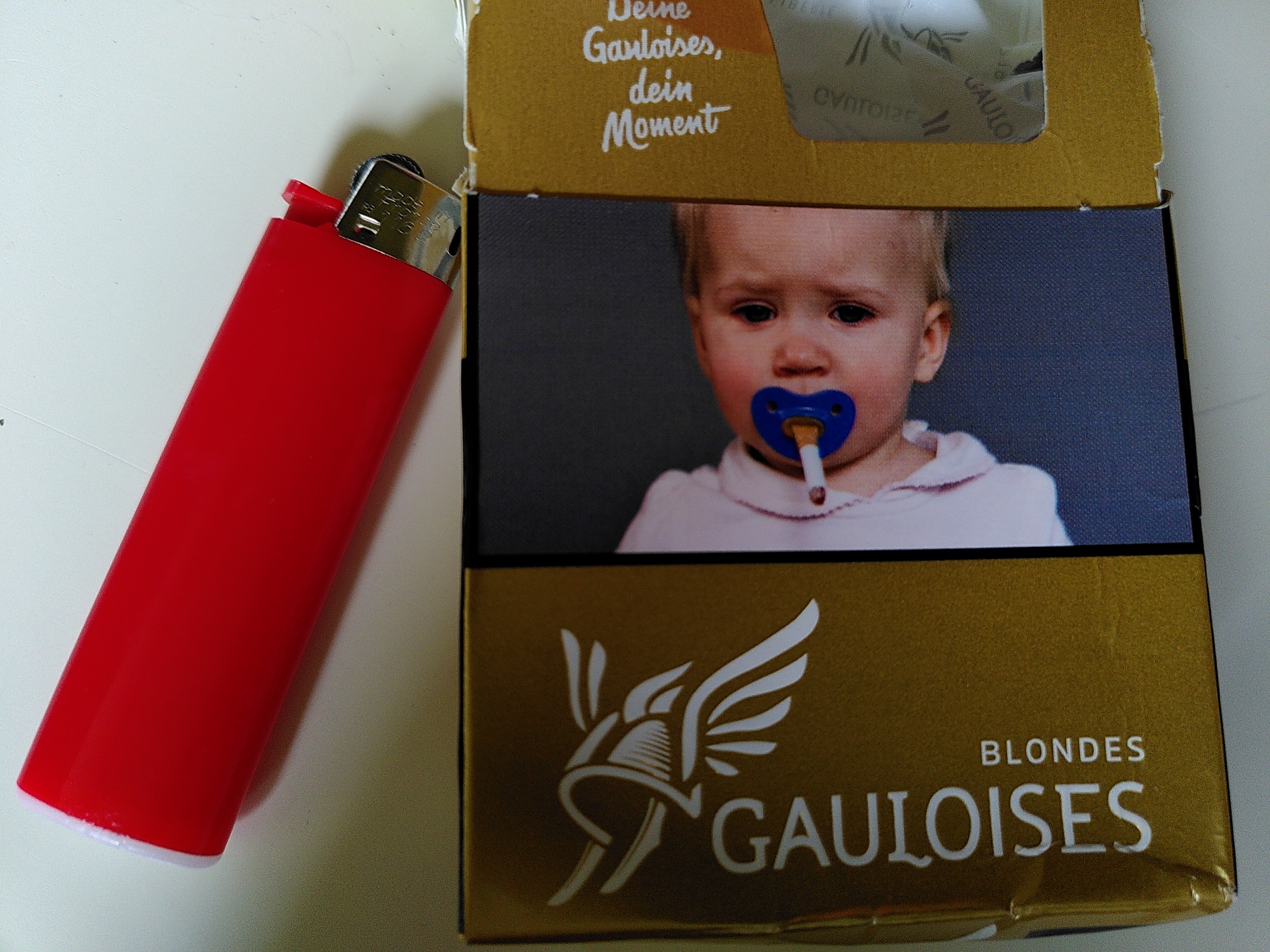 Die neue Gauloises, jetzt mit Adapter für Kleinkinder